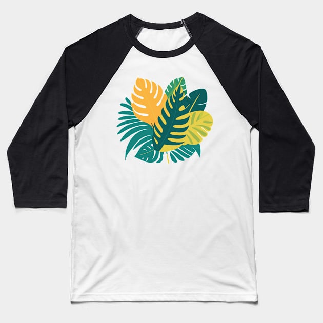 jungle foliage Baseball T-Shirt by goingplaces